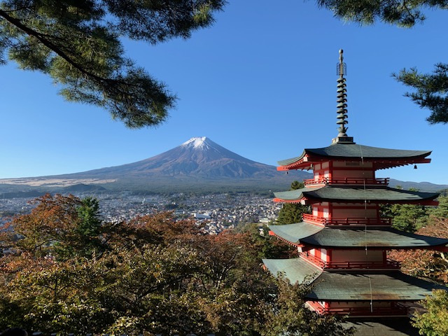 秋の富士山2020　山梨県